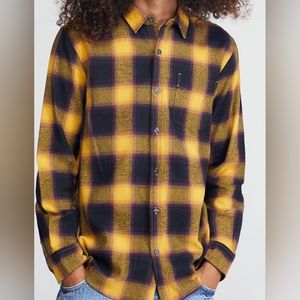 PacSun Flannel yellow/black